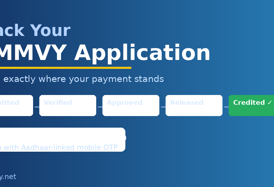 PMMVY application status track